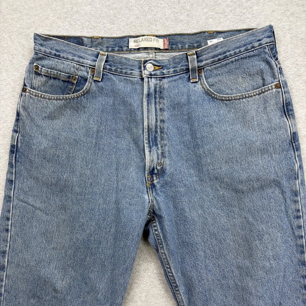 Levis 550 Jeans Mens 40x30 Blue Denim Pants Baggy Loose Taper Relaxed‎ Retro Y2K